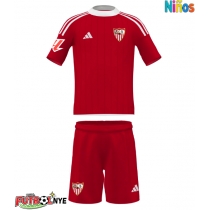 Camiseta Sevilla Visitante Equipación para niños 2025-26 manga corta (+ pantalones cortos)